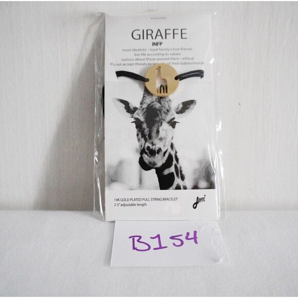 Giraffe 14K GP Pull String Bracelet NWT - Picture 3 of 4